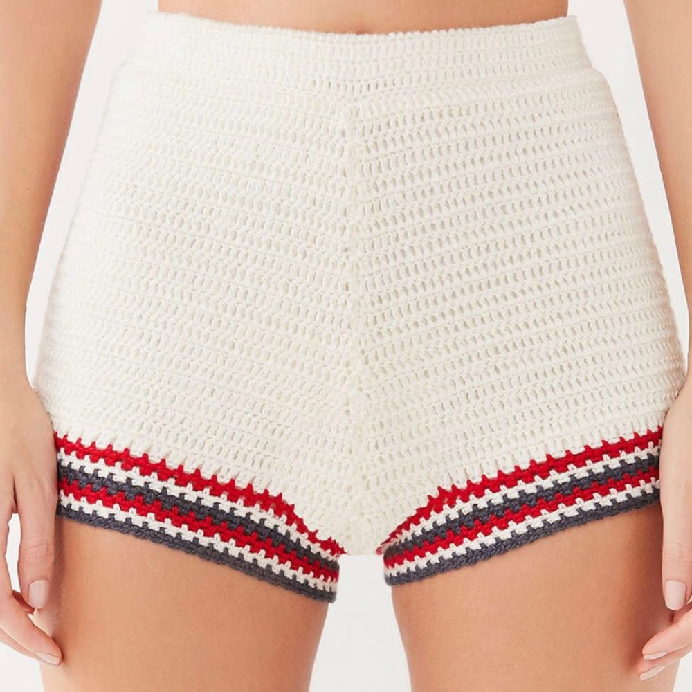 NWT Poppy Crochet Shorts
